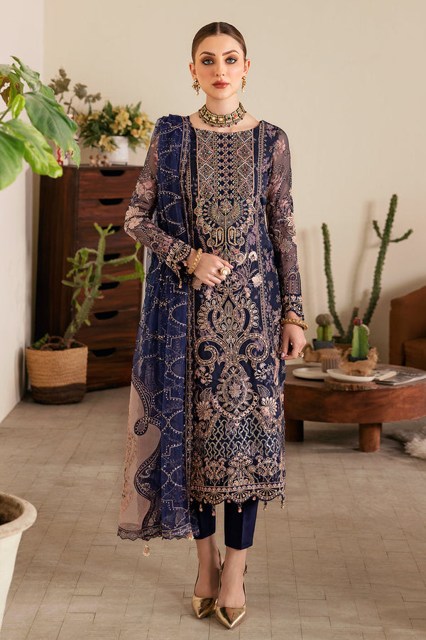 Ramsha | Festive Collection 24 | E-101 - Hoorain Designer Wear - Pakistani Ladies Branded Stitched Clothes in United Kingdom, United states, CA and Australia