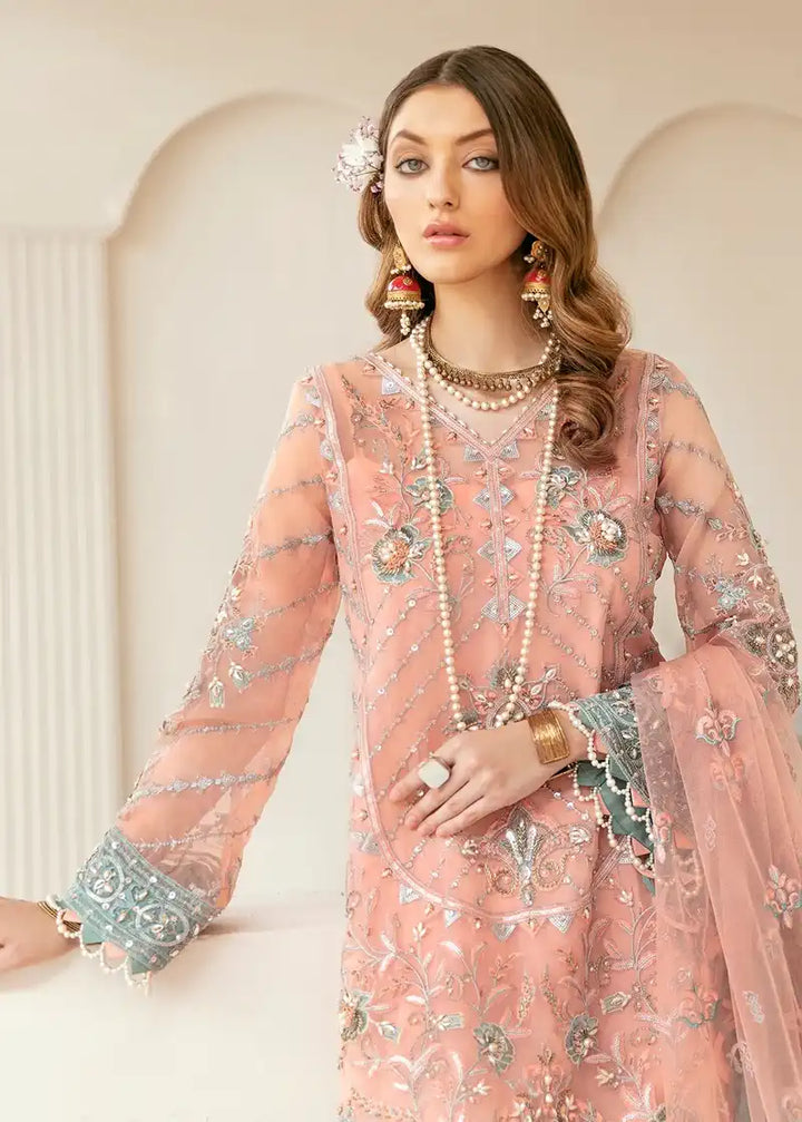 Akbar Aslam | Raqs Collection | Moorea - Hoorain Designer Wear - Pakistani Ladies Branded Stitched Clothes in United Kingdom, United states, CA and Australia