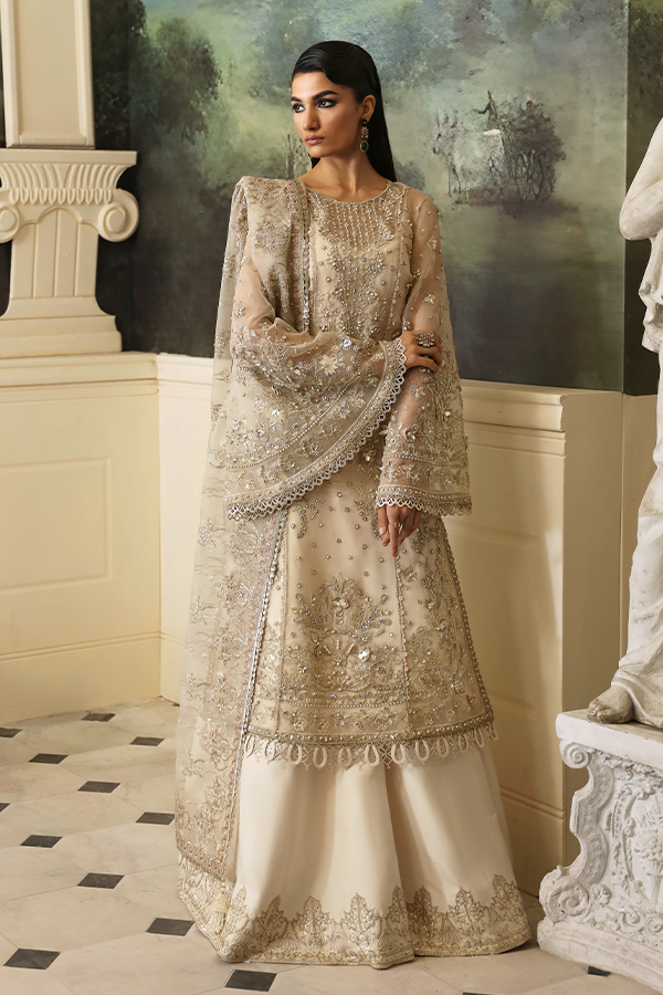 Nyra - Pakistani Formal and Wedding Clothing Brand - United Kingdom   Tagged "Off White"  Hoorain Designer Wear