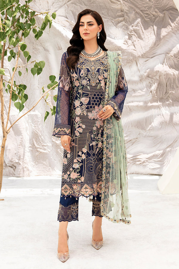 Ramsha | Minhal Organza Collection | M-902 - Pakistani Clothes for women, in United Kingdom and United States