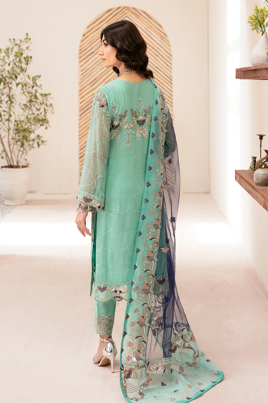 Ramsha | Rangoon Chiffon Collection 24 | D-1207 - Pakistani Clothes for women, in United Kingdom and United States