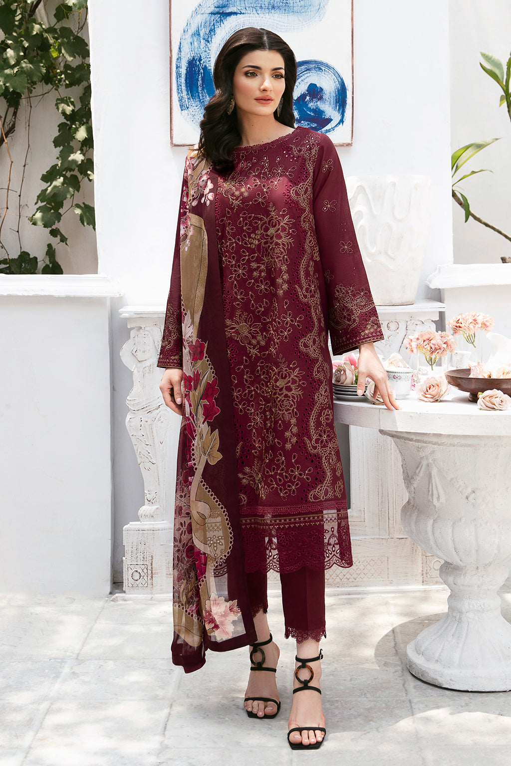 Ramsha | Andaaz Lawn Collection | Z-907 - Pakistani Clothes for women, in United Kingdom and United States