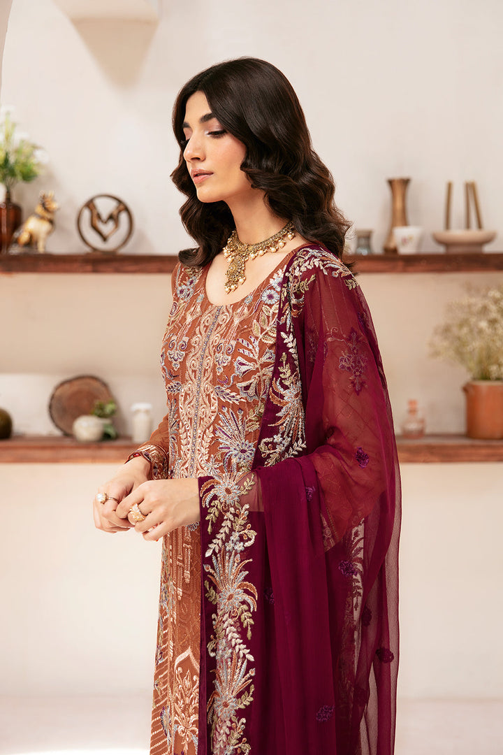 Ramsha | Rangoon Chiffon Collection 24 | D-1209 - Hoorain Designer Wear - Pakistani Designer Clothes for women, in United Kingdom, United states, CA and Australia