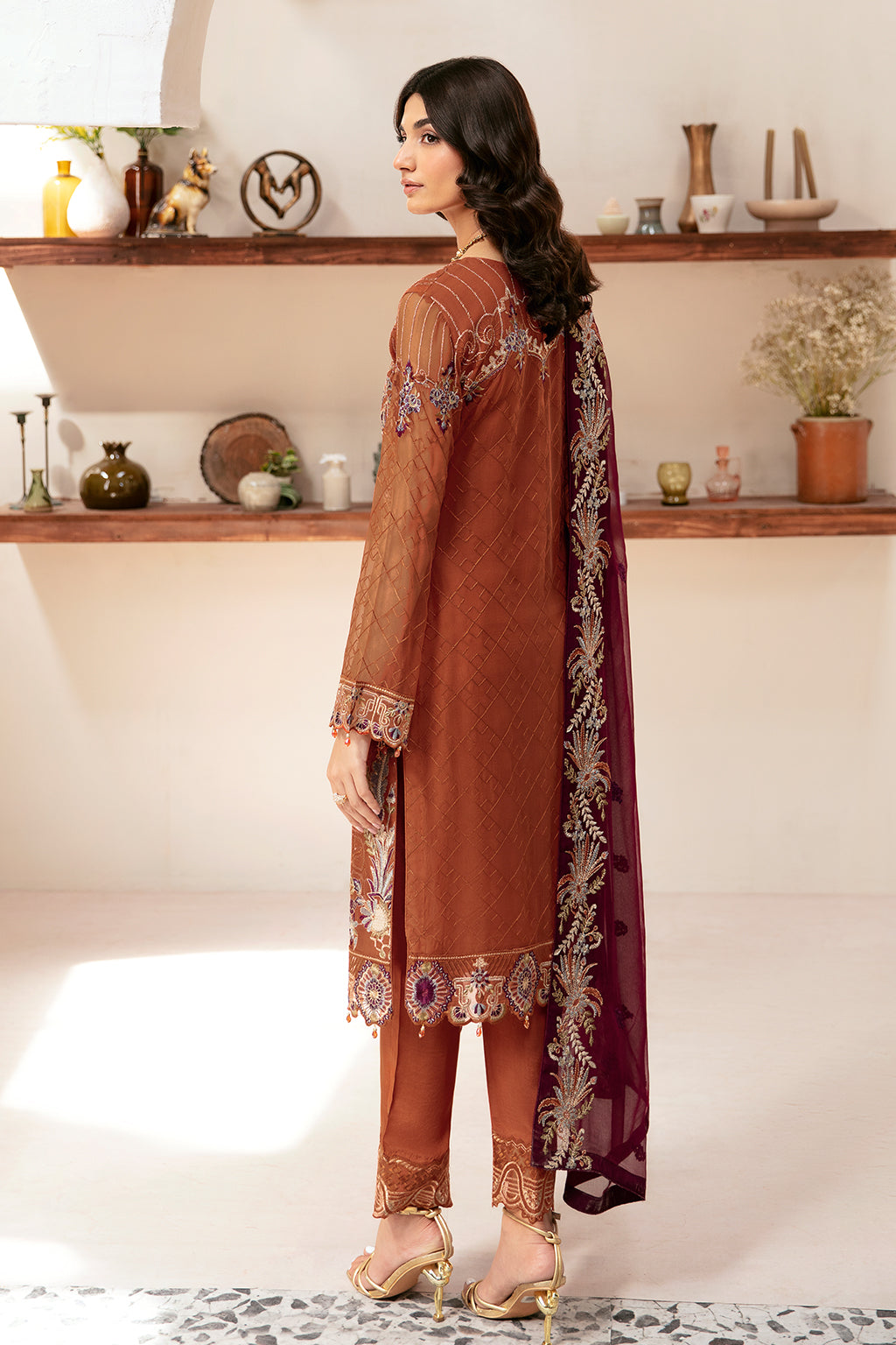 Ramsha | Rangoon Chiffon Collection 24 | D-1209 - Pakistani Clothes for women, in United Kingdom and United States