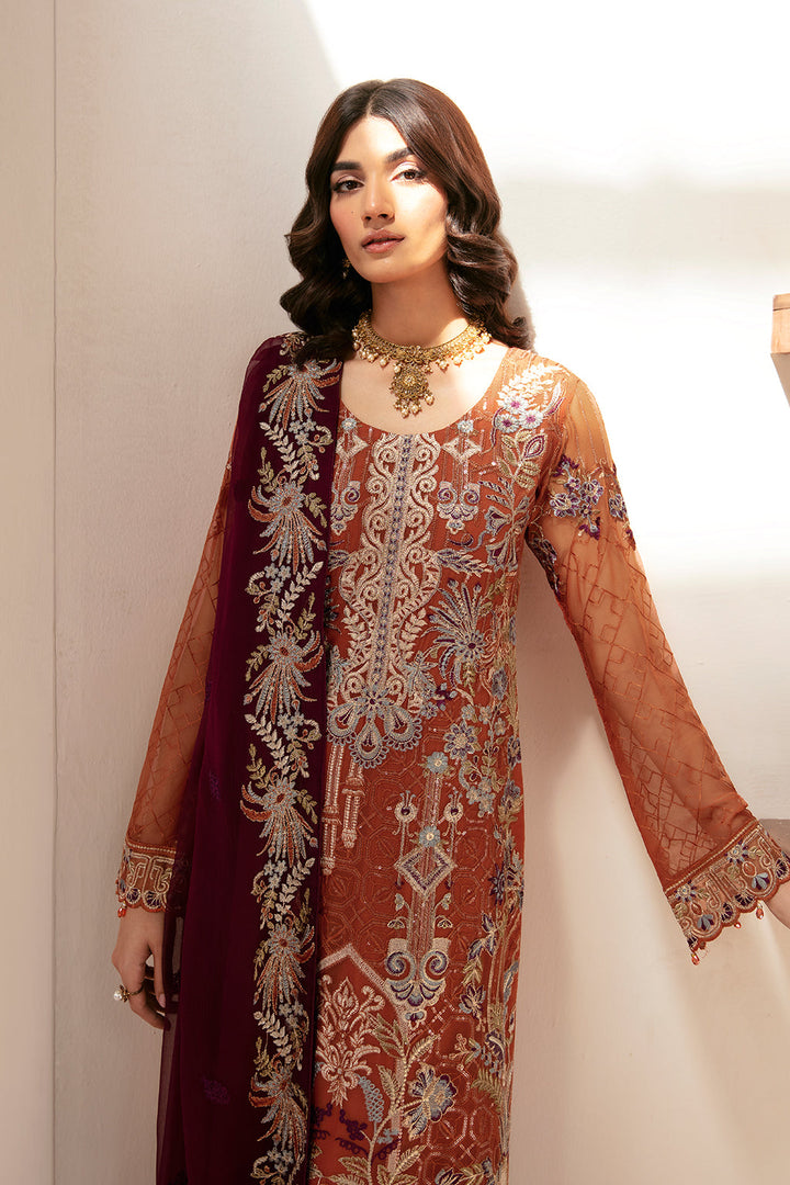 Ramsha | Rangoon Chiffon Collection 24 | D-1209 - Hoorain Designer Wear - Pakistani Designer Clothes for women, in United Kingdom, United states, CA and Australia