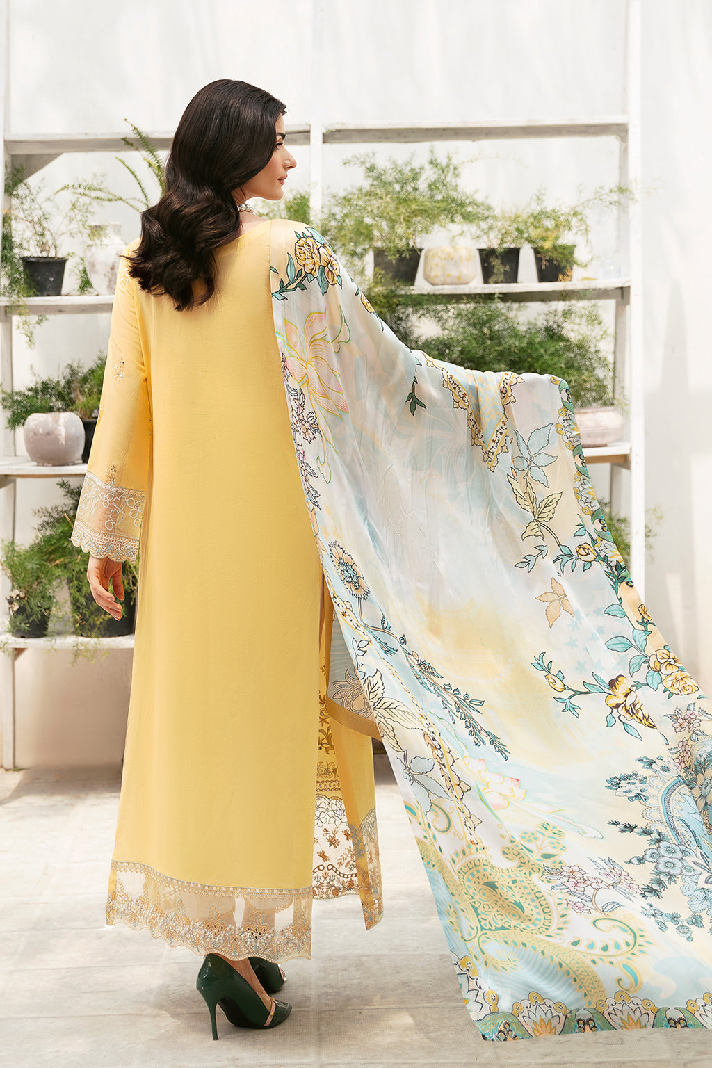 Ramsha | Andaaz Lawn Collection | Z-910 - Pakistani Clothes for women, in United Kingdom and United States