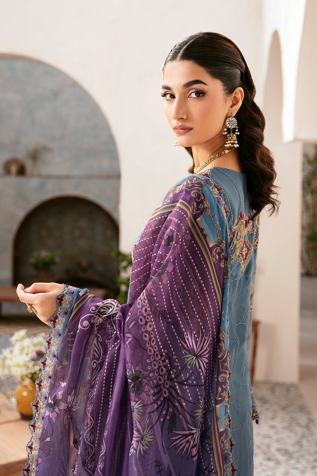 Ramsha | Rangoon Chiffon Collection 24 | D-1202 - Pakistani Clothes for women, in United Kingdom and United States