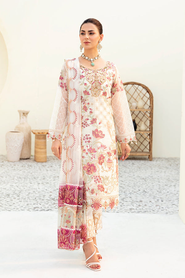 Ramsha | Minhal Organza Collection | M-907 - Pakistani Clothes for women, in United Kingdom and United States