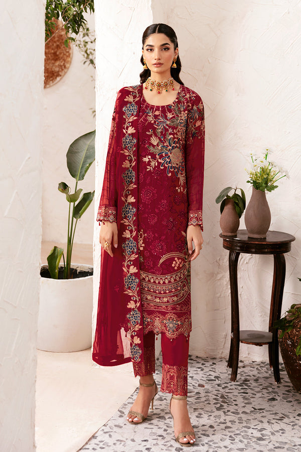 Ramsha | Rangoon Chiffon Collection 24 | D-1205 - Pakistani Clothes for women, in United Kingdom and United States