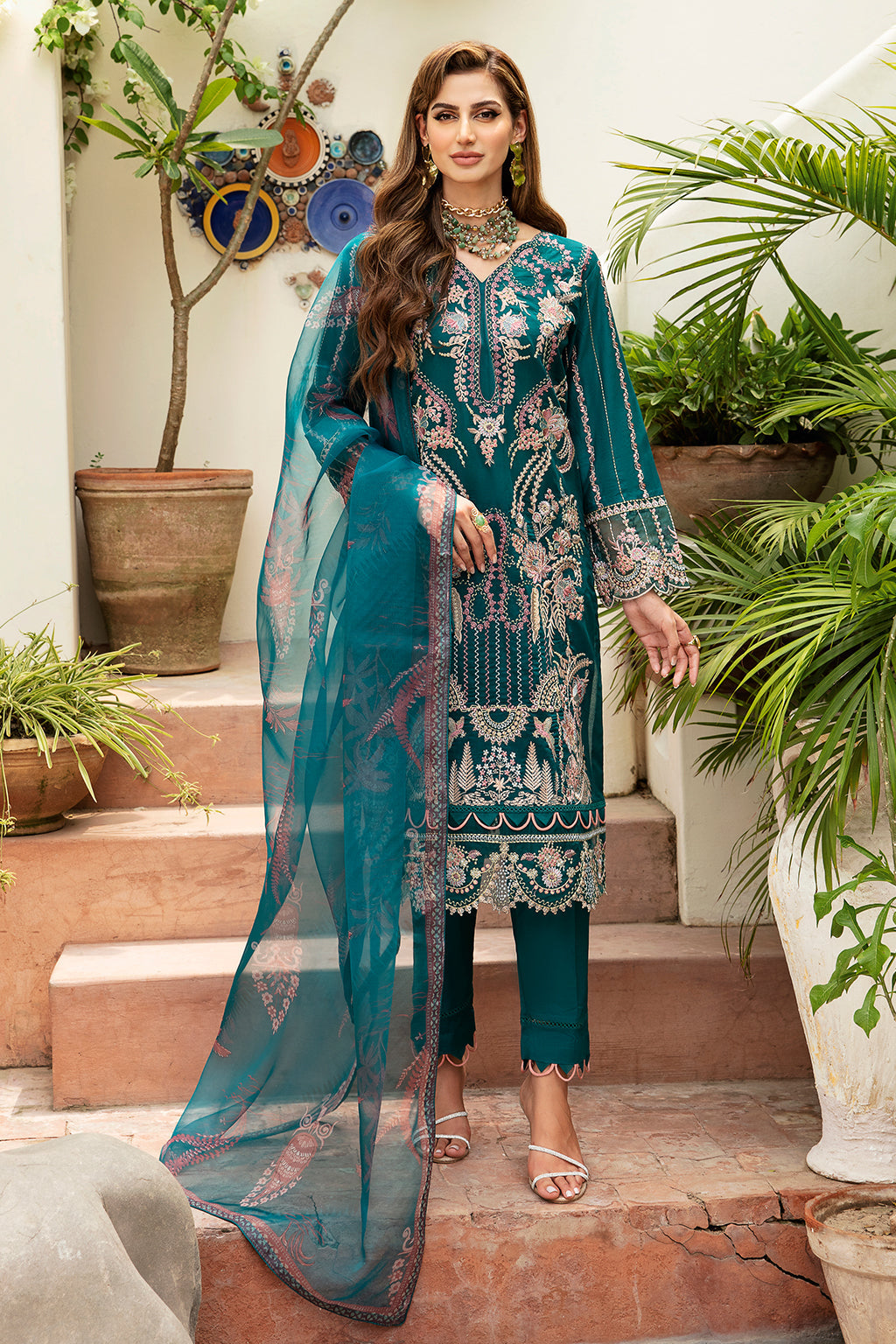 Ramsha | Luxury Lawn 24 | Y-808 - Pakistani Clothes for women, in United Kingdom and United States