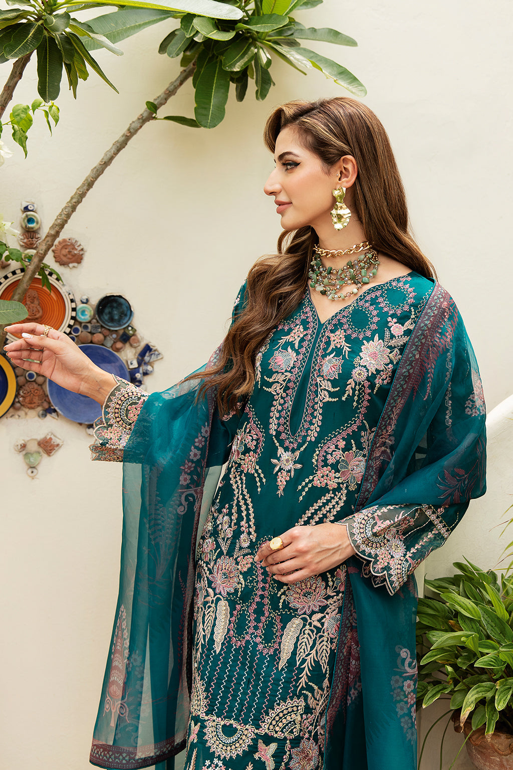 Ramsha | Luxury Lawn 24 | Y-808 - Pakistani Clothes for women, in United Kingdom and United States