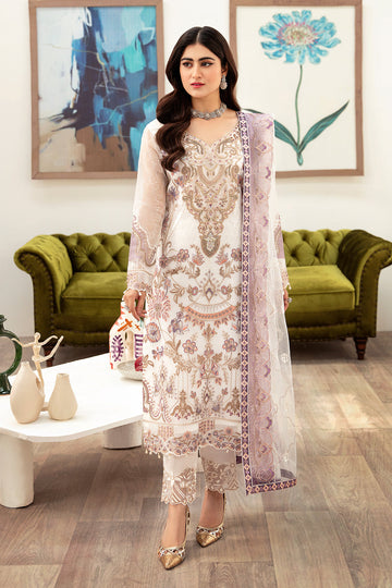 Ramsha | Minhal Organza Collection | M-1002 - Pakistani Clothes for women, in United Kingdom and United States