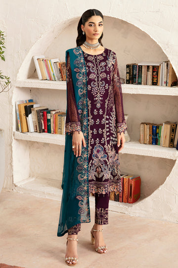 Ramsha | Rangoon Chiffon Collection 24 | D-1211 - Pakistani Clothes for women, in United Kingdom and United States