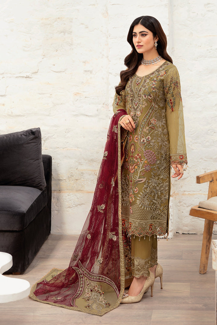 Ramsha | Minhal Organza Collection | M-1010 - Pakistani Clothes for women, in United Kingdom and United States