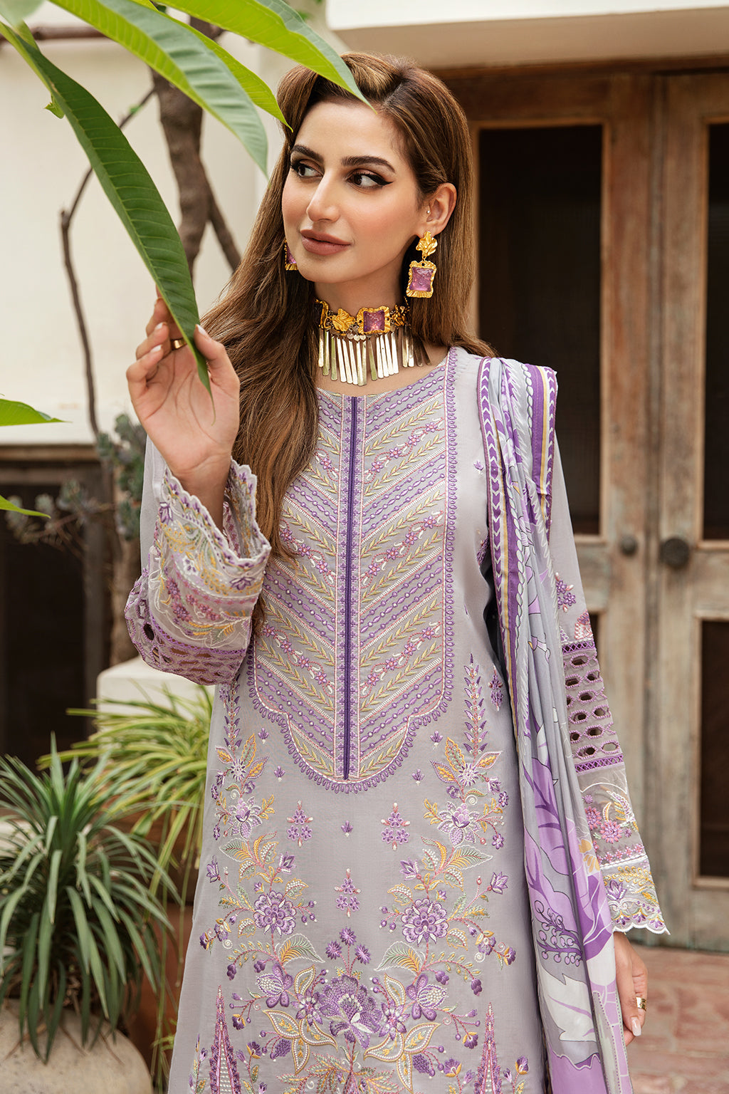 Ramsha | Luxury Lawn 24 | Y-809 - Pakistani Clothes for women, in United Kingdom and United States