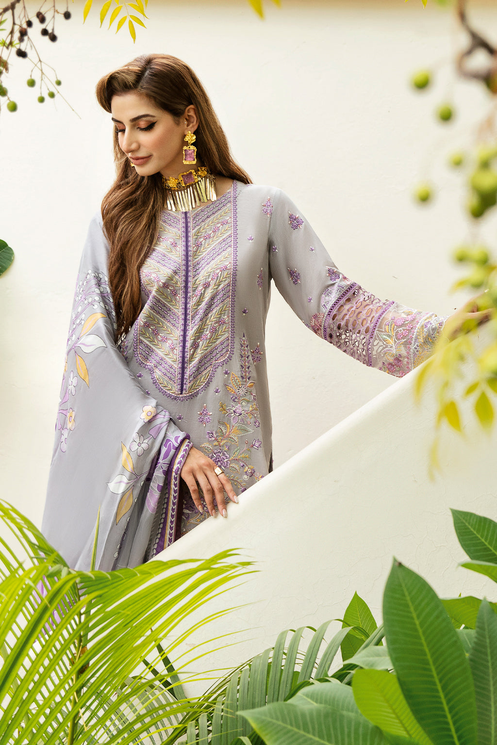 Ramsha | Luxury Lawn 24 | Y-809 - Pakistani Clothes for women, in United Kingdom and United States