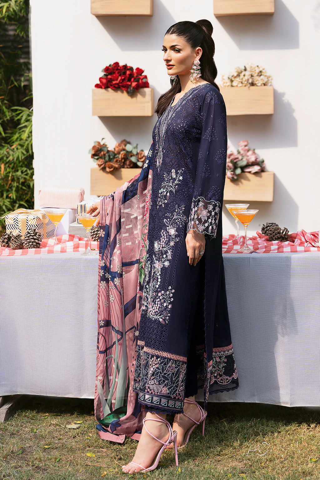 Ramsha | Andaaz Lawn Collection | Z-906 - Pakistani Clothes for women, in United Kingdom and United States