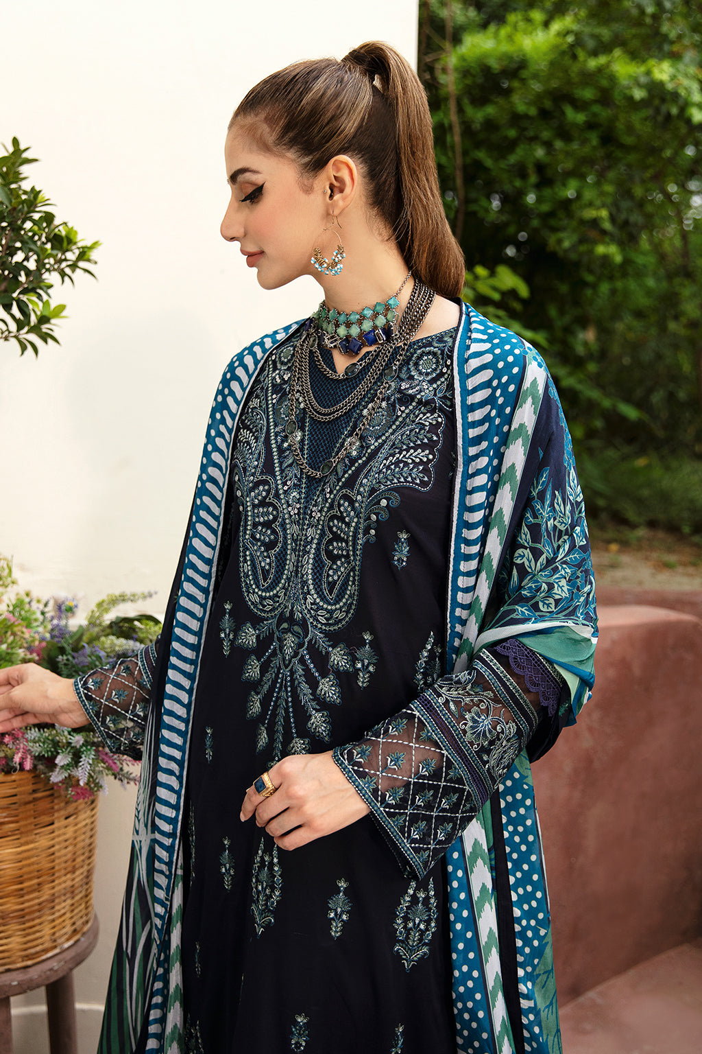 Ramsha | Luxury Lawn 24 | Y-803 - Pakistani Clothes for women, in United Kingdom and United States