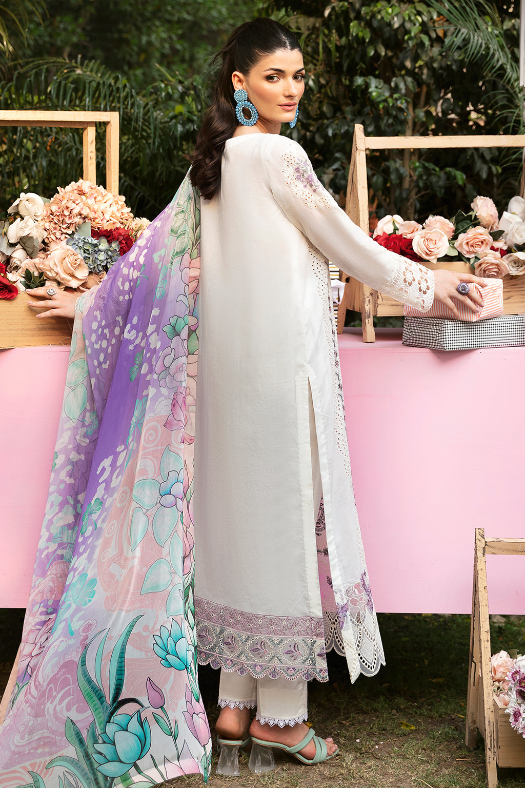 Ramsha | Andaaz Lawn Collection | Z-908 - Pakistani Clothes for women, in United Kingdom and United States