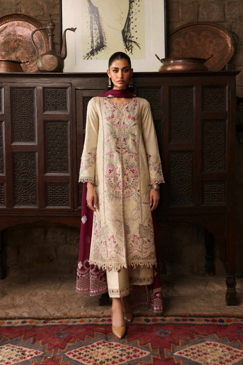 Qalamkar | Qlinekari Linen Collection | LM-01 FAYE