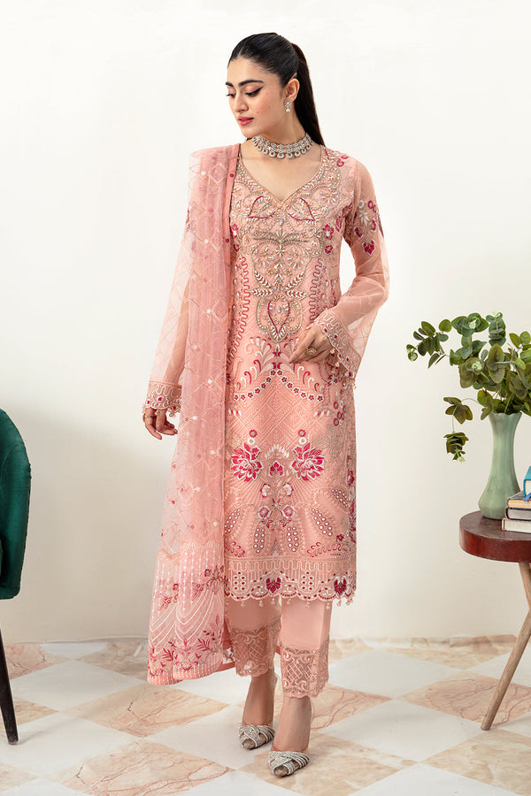 Ramsha | Minhal Organza Collection | M-1007 - Pakistani Clothes for women, in United Kingdom and United States