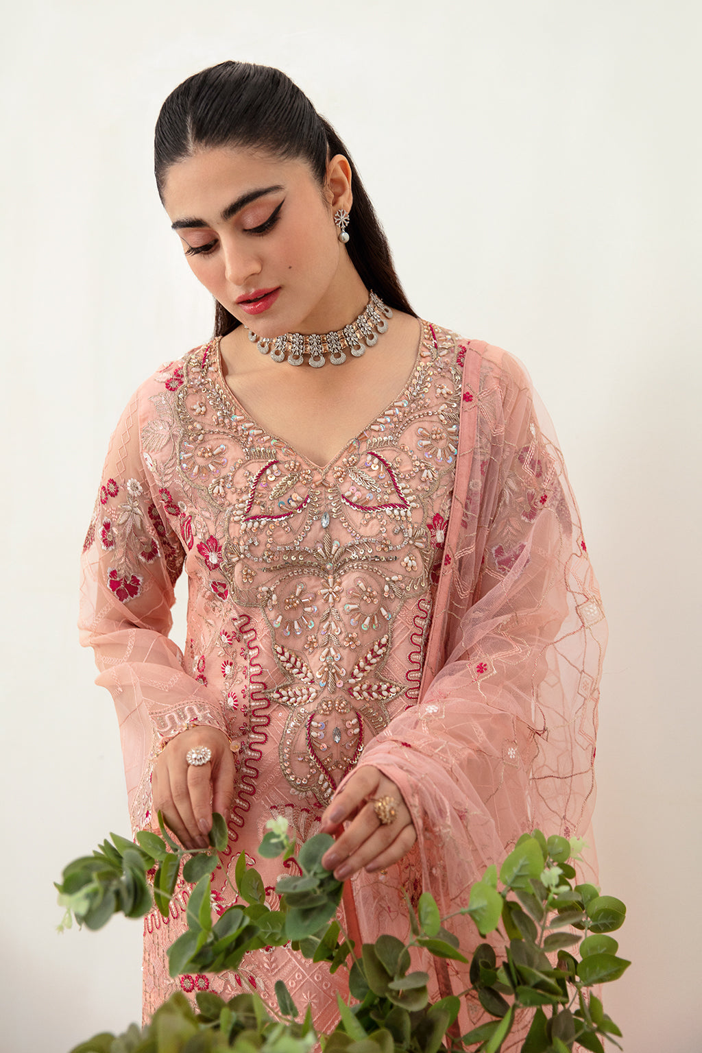 Ramsha | Minhal Organza Collection | M-1007 - Pakistani Clothes for women, in United Kingdom and United States