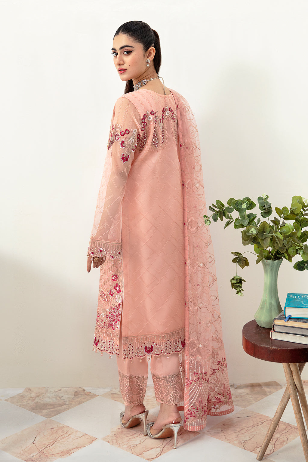 Ramsha | Minhal Organza Collection | M-1007 - Pakistani Clothes for women, in United Kingdom and United States