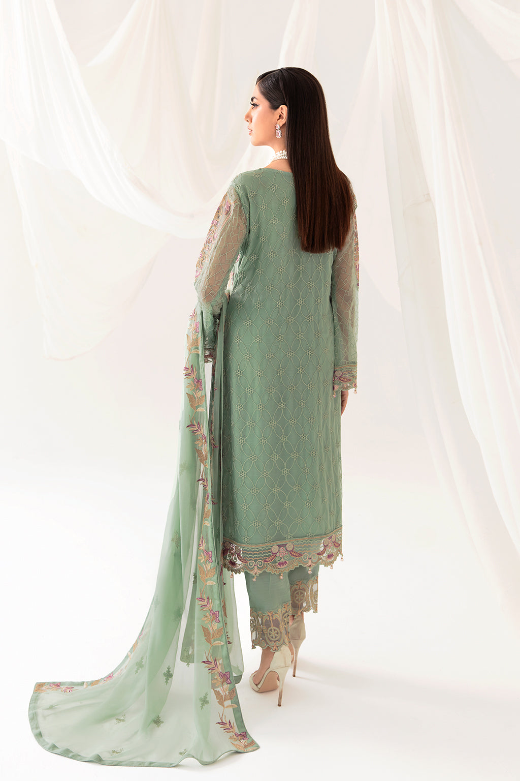 Ramsha | Rangoon Chiffon Collection 24 | D-1003 - Pakistani Clothes for women, in United Kingdom and United States