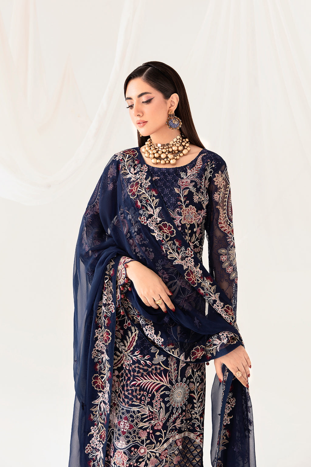 Ramsha | Rangoon Chiffon Collection 24 | D-1011 - Pakistani Clothes for women, in United Kingdom and United States