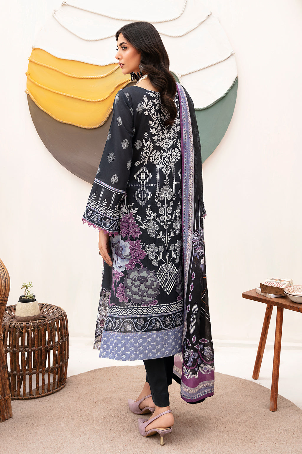 Ramsha | Mashaal Luxury Lawn | L-1102 - Pakistani Clothes for women, in United Kingdom and United States