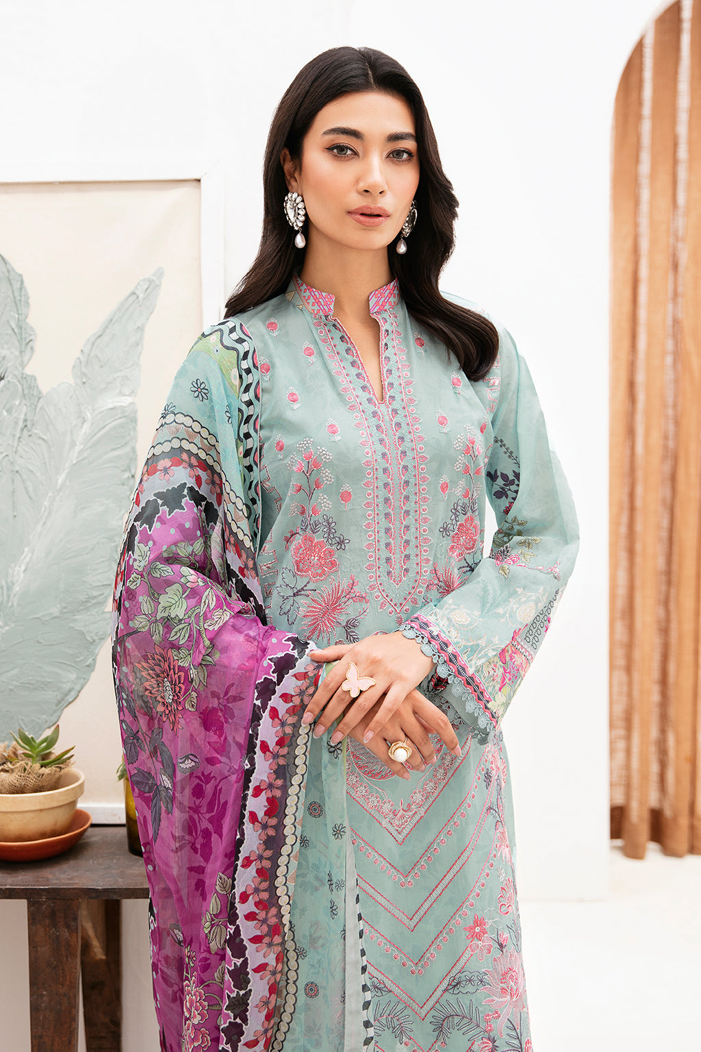 Ramsha | Mashaal Luxury Lawn | L-1110 - Pakistani Clothes for women, in United Kingdom and United States