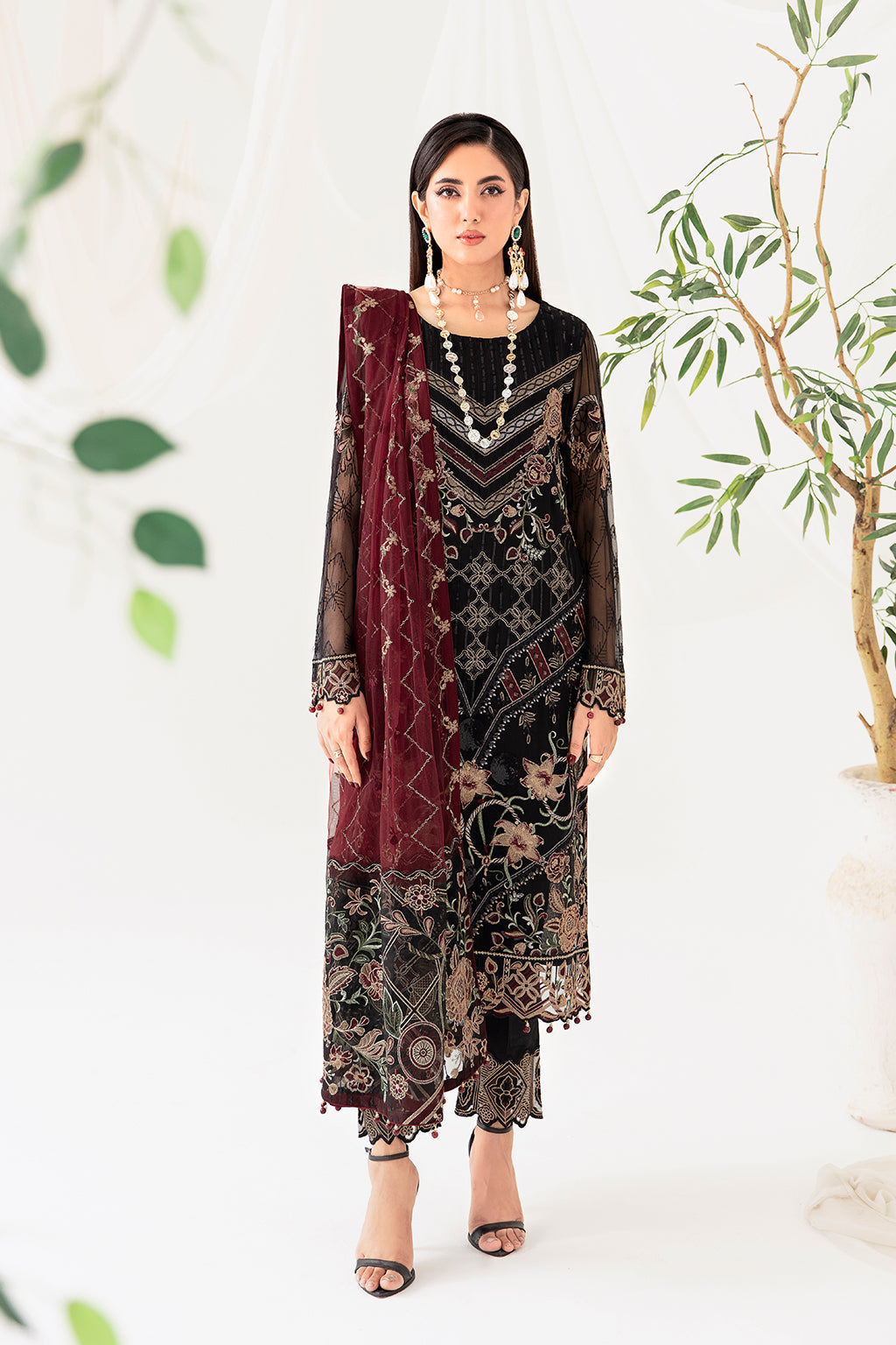 Ramsha | Rangoon Chiffon Collection 24 | D-1008 - Pakistani Clothes for women, in United Kingdom and United States