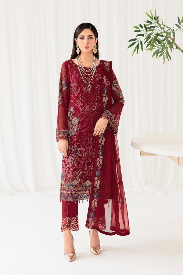 Ramsha | Rangoon Chiffon Collection 24 | D-1004 - Pakistani Clothes for women, in United Kingdom and United States