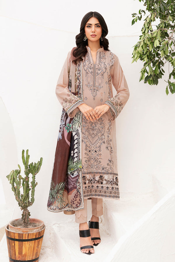 Ramsha | Mashaal Luxury Lawn | L-1106 - Hoorain Designer Wear - Pakistani Ladies Branded Stitched Clothes in United Kingdom, United states, CA and Australia