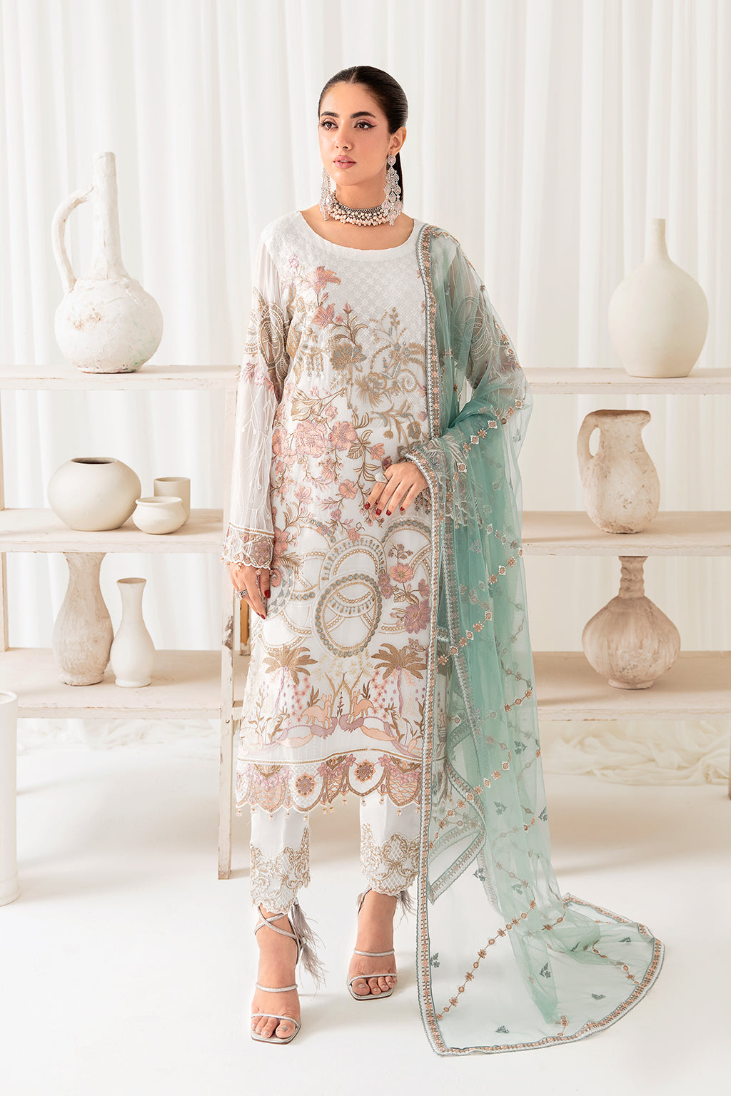 Ramsha | Rangoon Chiffon Collection 24 | D-1005 - Pakistani Clothes for women, in United Kingdom and United States