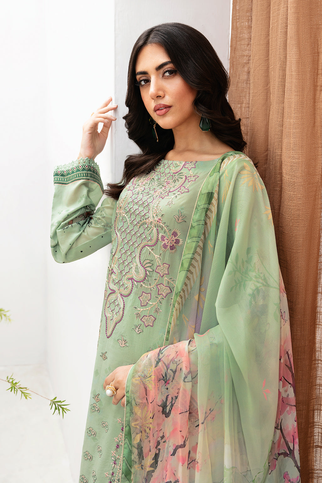 Ramsha | Mashaal Luxury Lawn | L-1101 - Pakistani Clothes for women, in United Kingdom and United States