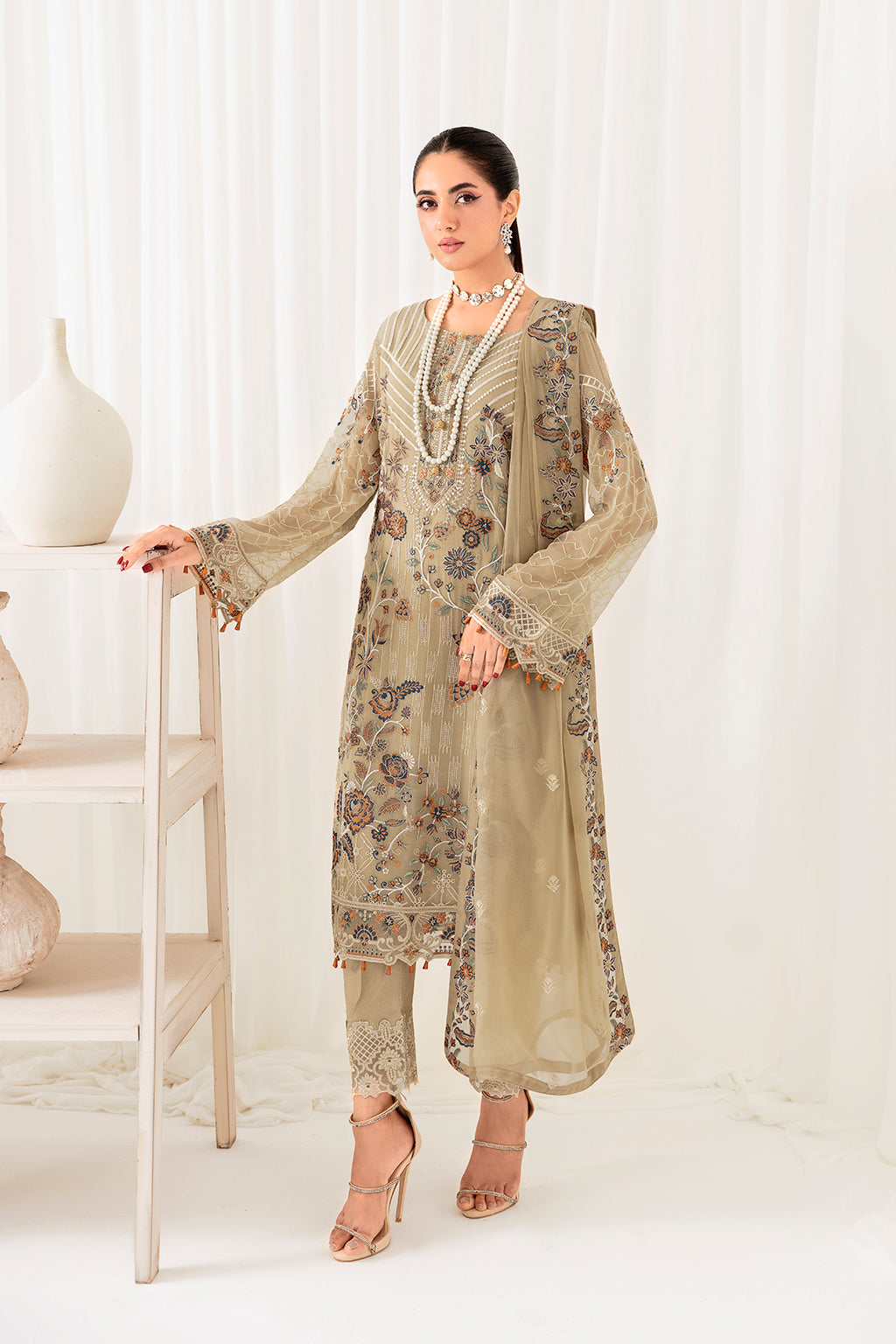 Ramsha | Rangoon Chiffon Collection 24 | D-1001 - Pakistani Clothes for women, in United Kingdom and United States