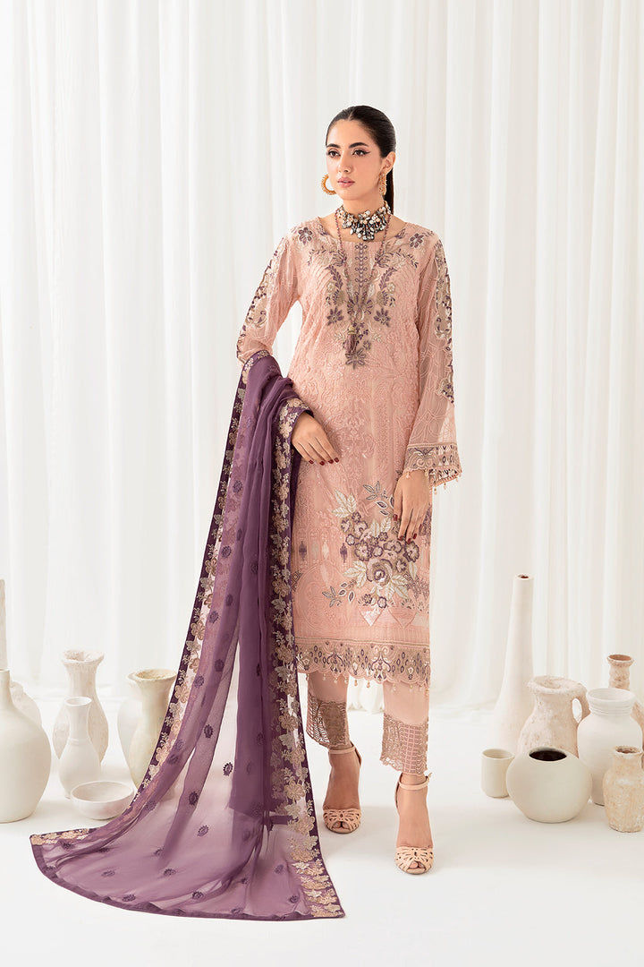 Ramsha | Rangoon Chiffon Collection 24 | D-1007 - Pakistani Clothes for women, in United Kingdom and United States