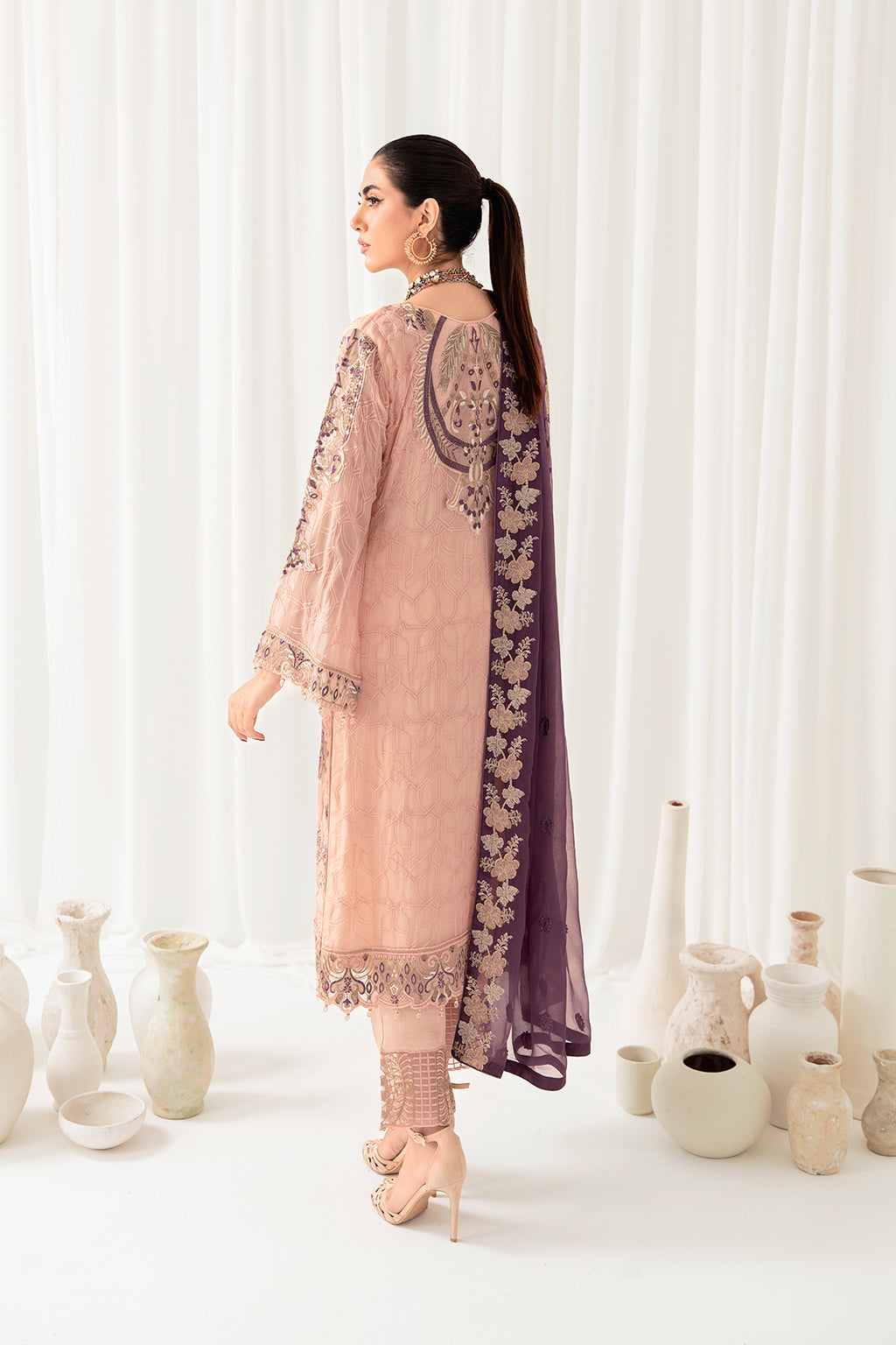 Ramsha | Rangoon Chiffon Collection 24 | D-1007 - Pakistani Clothes for women, in United Kingdom and United States