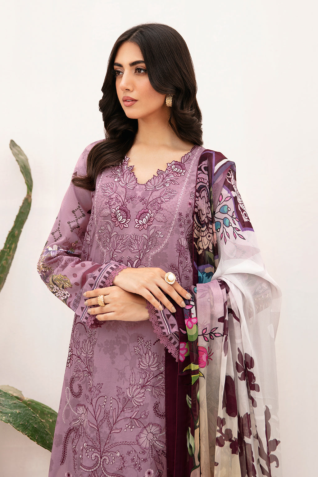 Ramsha | Mashaal Luxury Lawn | L-1103 - Pakistani Clothes for women, in United Kingdom and United States