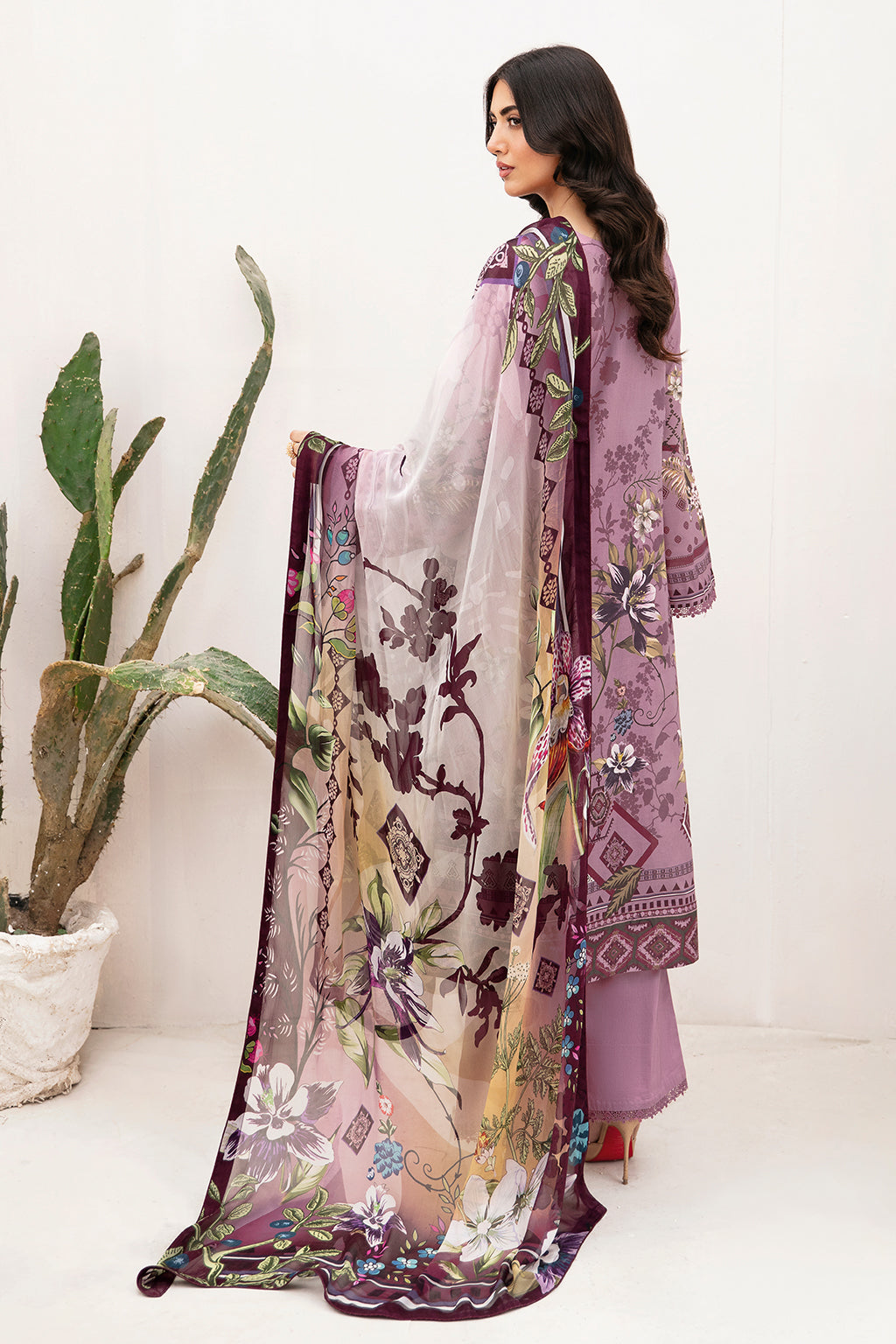 Ramsha | Mashaal Luxury Lawn | L-1103 - Pakistani Clothes for women, in United Kingdom and United States