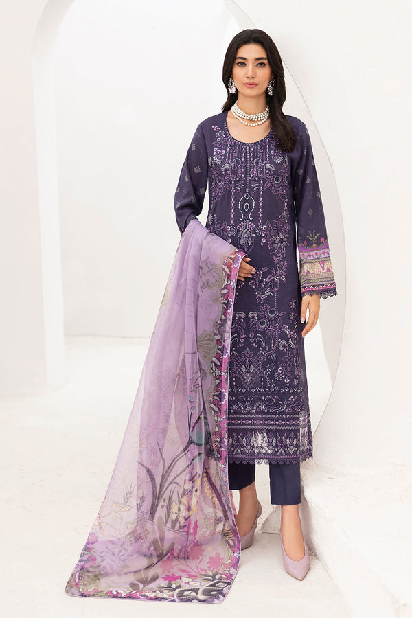 Ramsha | Mashaal Luxury Lawn | L-1105 - Hoorain Designer Wear - Pakistani Ladies Branded Stitched Clothes in United Kingdom, United states, CA and Australia