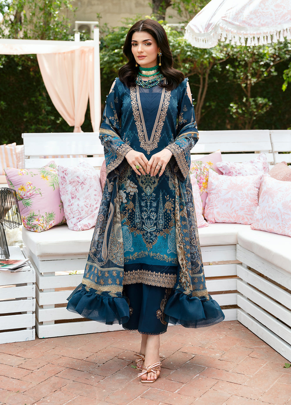 Gulaal | Summer Glow Lawn 24 | SYLVIYA (GL-L-24V3-01) - Pakistani Clothes for women, in United Kingdom and United States