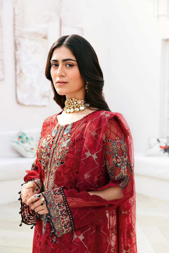Ramsha | Chevron Chiffon Collection | A-803 - Hoorain Designer Wear - Pakistani Designer Clothes for women, in United Kingdom, United states, CA and Australia