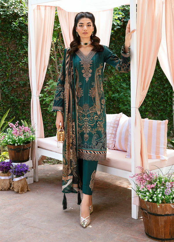 Gulaal | Summer Glow Lawn 24 | EMMELINE (GL-L-24V3-08) - Hoorain Designer Wear - Pakistani Designer Clothes for women, in United Kingdom, United states, CA and Australia