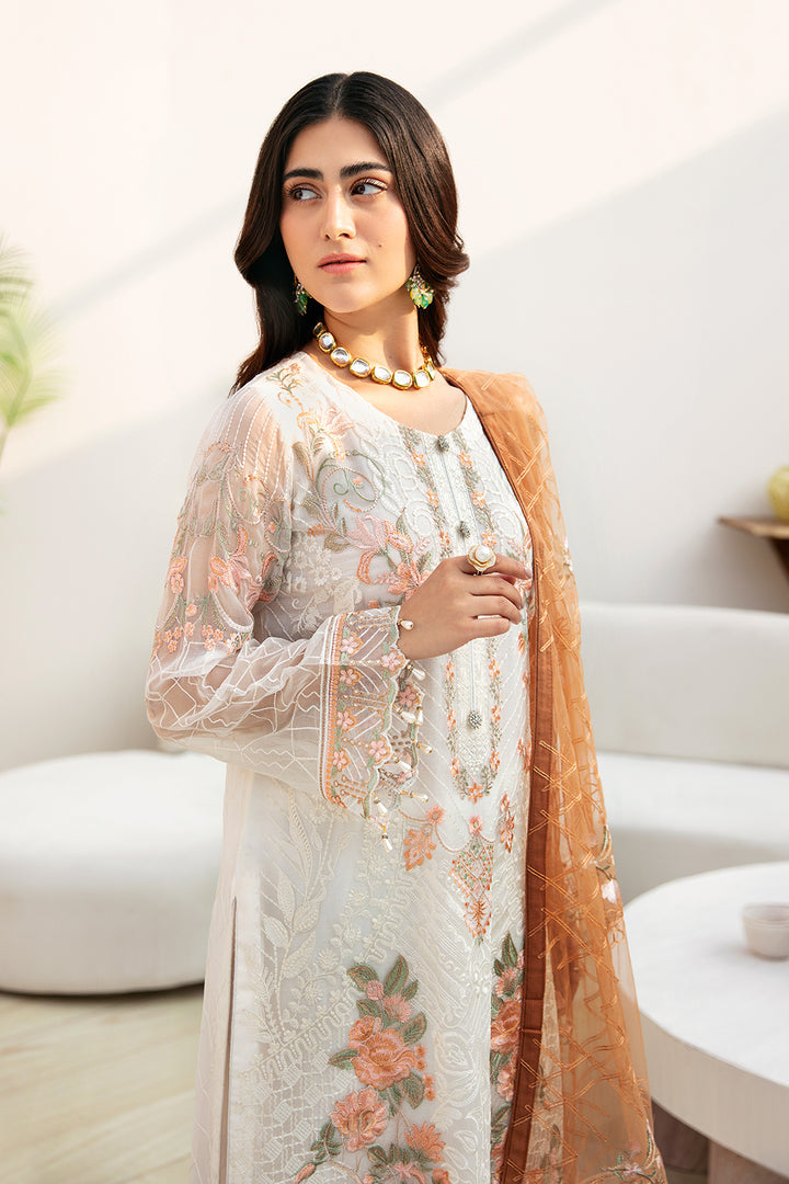 Ramsha | Chevron Chiffon Collection | A-808 - Hoorain Designer Wear - Pakistani Ladies Branded Stitched Clothes in United Kingdom, United states, CA and Australia