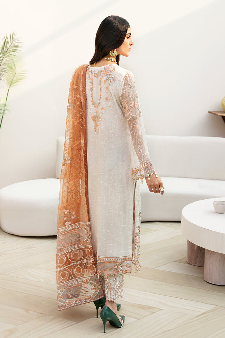 Ramsha | Chevron Chiffon Collection | A-808 - Hoorain Designer Wear - Pakistani Ladies Branded Stitched Clothes in United Kingdom, United states, CA and Australia