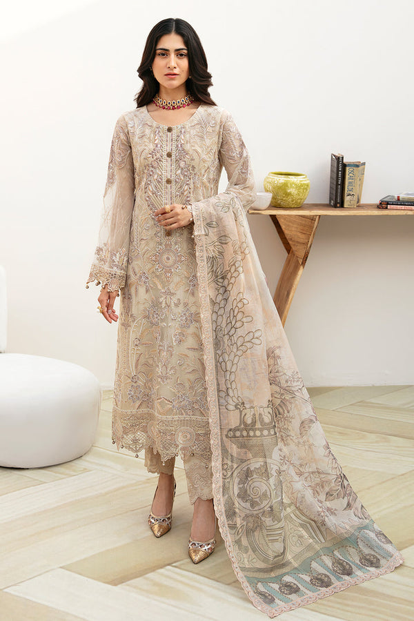 Ramsha | Chevron Chiffon Collection | A-802 - Hoorain Designer Wear - Pakistani Ladies Branded Stitched Clothes in United Kingdom, United states, CA and Australia
