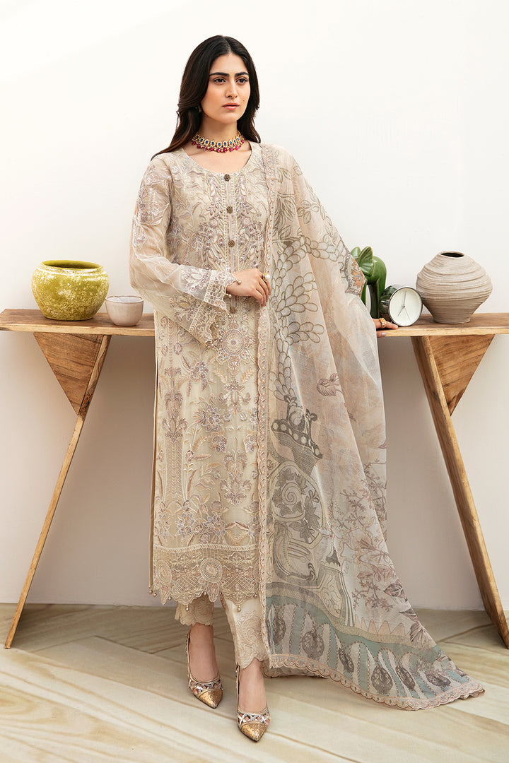 Ramsha | Chevron Chiffon Collection | A-802 - Pakistani Clothes for women, in United Kingdom and United States