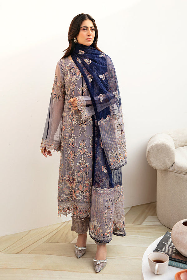 Ramsha | Chevron Chiffon Collection | A-809 - Hoorain Designer Wear - Pakistani Ladies Branded Stitched Clothes in United Kingdom, United states, CA and Australia